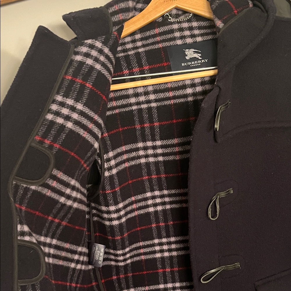 Burberry Navy Toggle Trench Coat - Picture 5 of 8